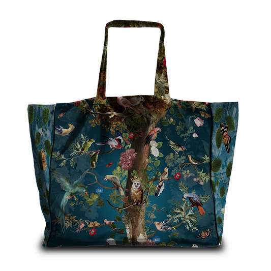 Voglio Bene XL Tote Bag - Lebensbaum Motiv