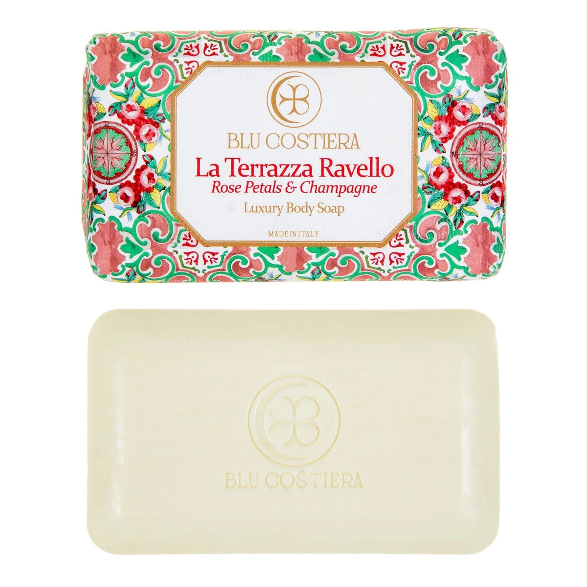 Luxus-Körperseife „Champagner & Rose“ mit echten Rosenblüten (150 g)