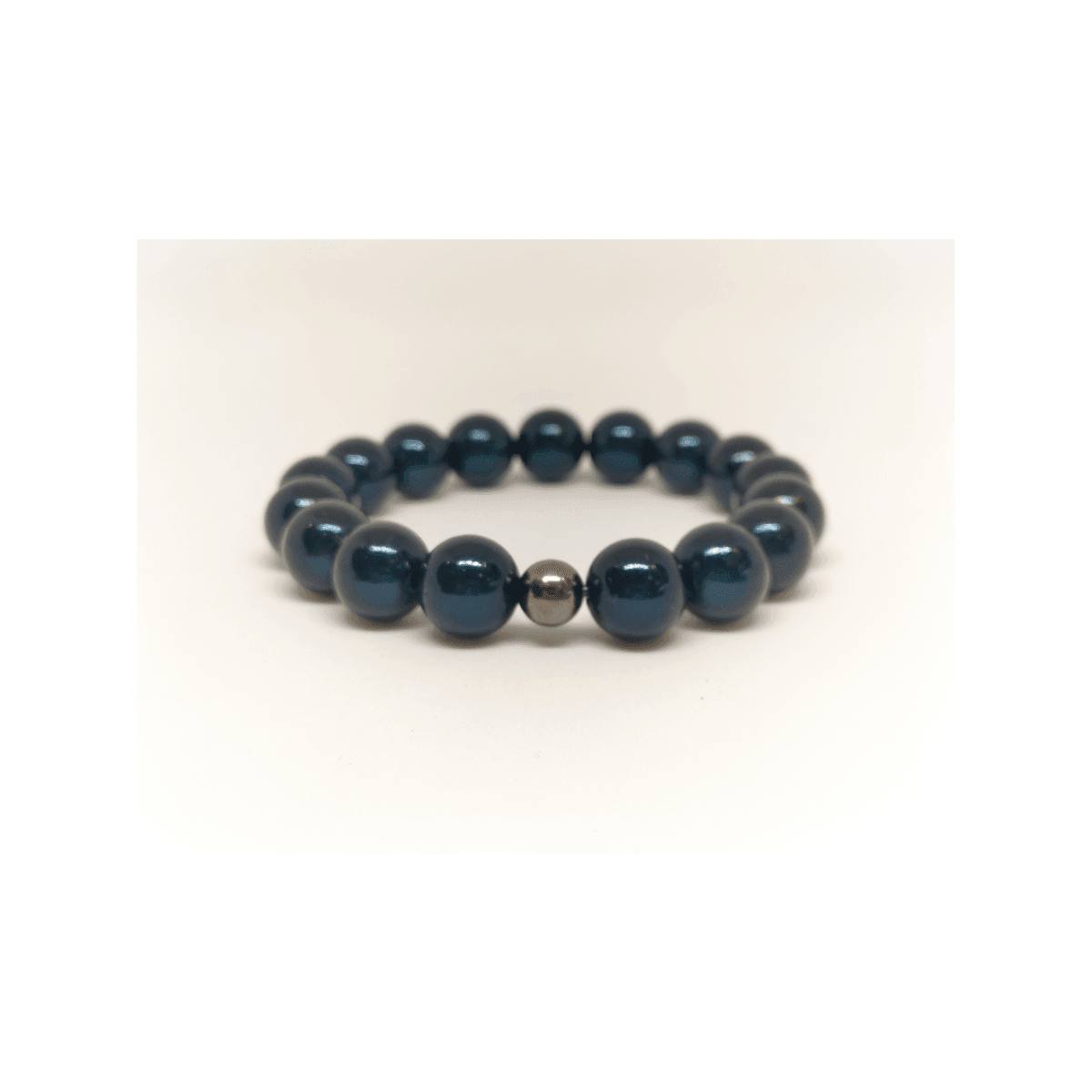 Armband Miracle Beads - Blue Black - Bisschen Mehr