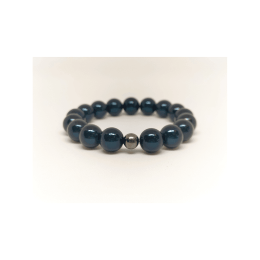 Armband Miracle Beads - Blue Black - Bisschen Mehr