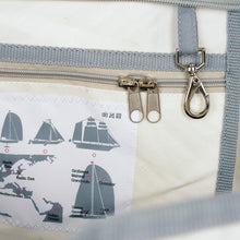 Laden Sie das Bild in den Galerie-Viewer, Maritime Reisetasche Leichte XL-Sport- und Reisetasche - 360° Kutter XL recyceltes Segeltuch

