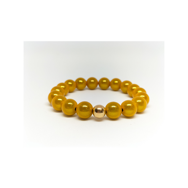 Armband Miracle Beads - Yellow Mellow