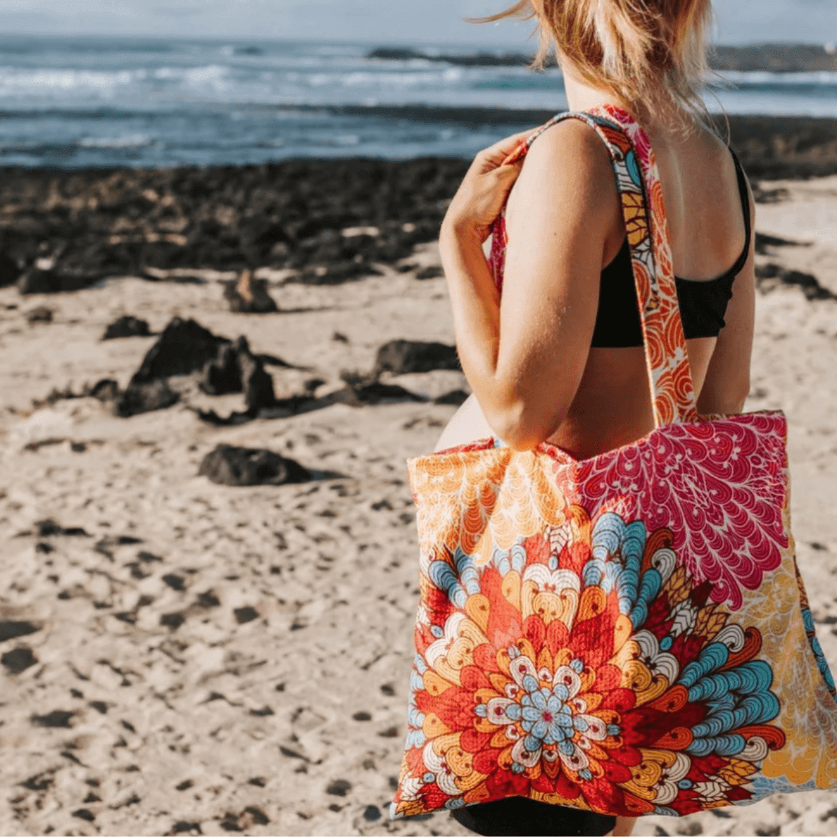 Strandtasche Mala aus recycelten PET Flaschen - Bisschen Mehr