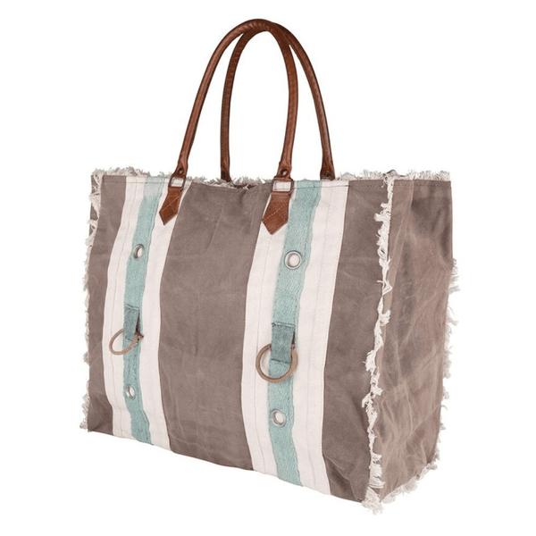 Tote Bag Boho-Hippie-Ibiza Einkaufstasche - Strandtasche Canvas