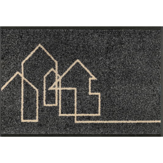 Fußmatte Wash+Dry - Design Linestreet für innen und außen - Bisschen Mehr