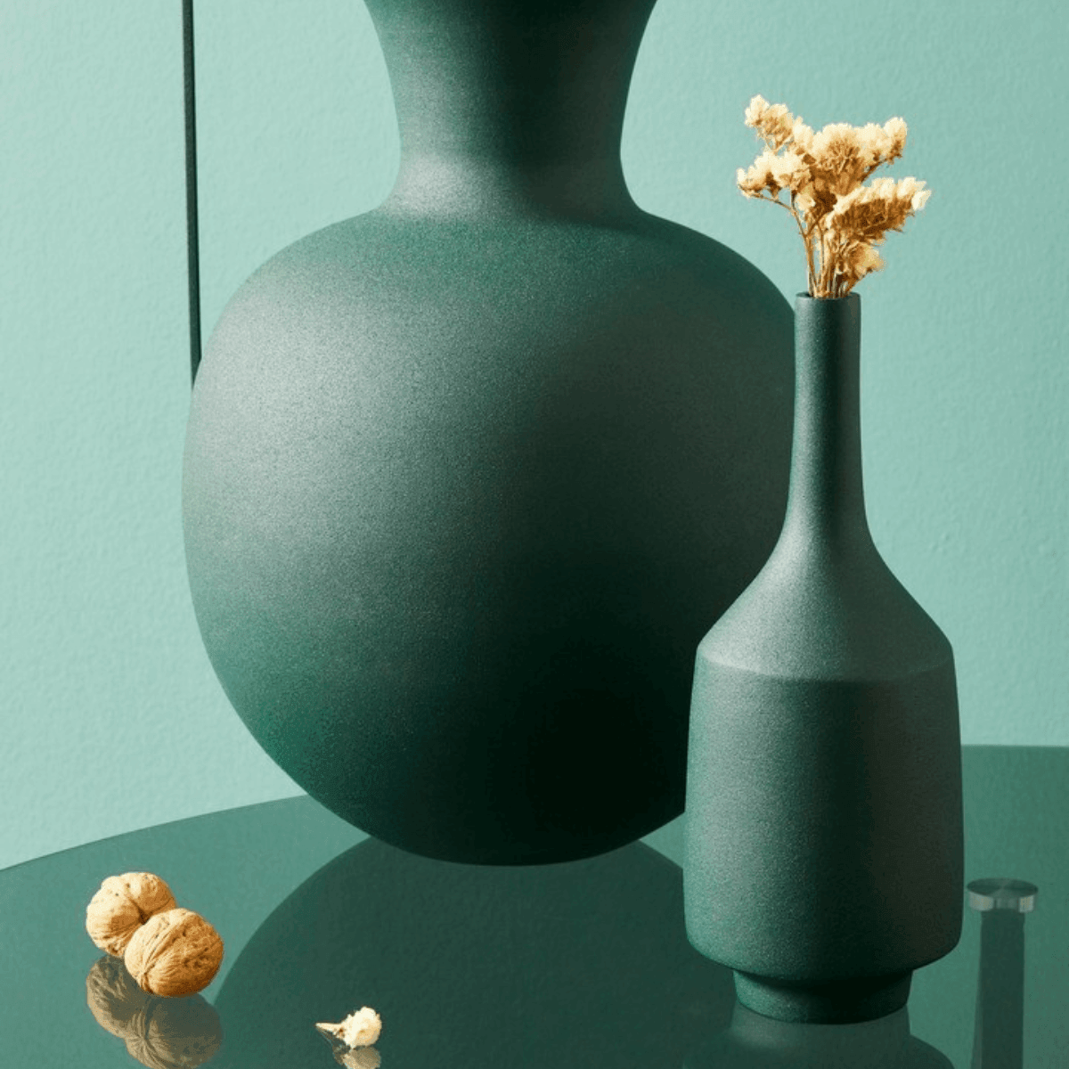 Vase Kothos Dunkelgrün - Bisschen Mehr