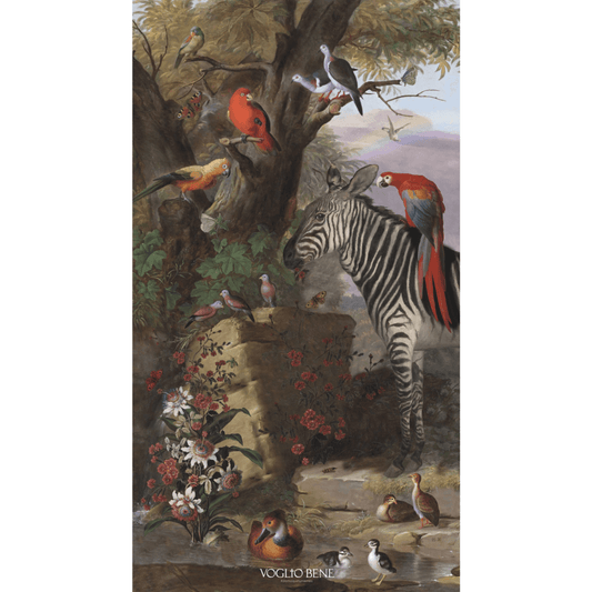 Voglio Bene - Wandteppich Wandbehang aus Samt - Zebra & Company - Bisschen Mehr
