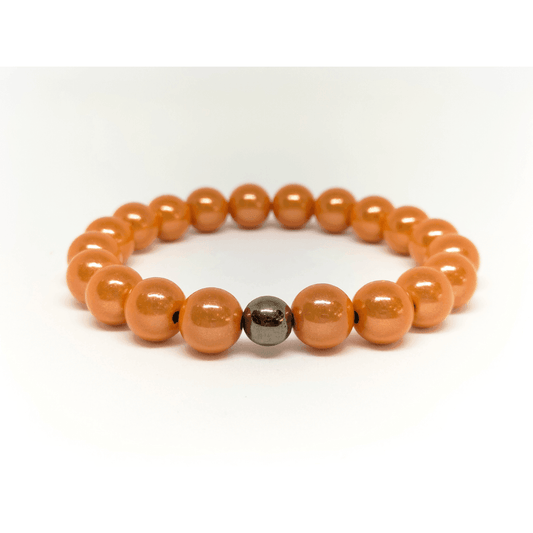 Armband Miracle Beads - Orange Gold - Bisschen Mehr