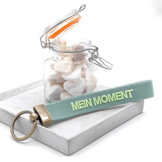 Statement Schlüsselanhänger - MEIN MOMENT - Bisschen Mehr