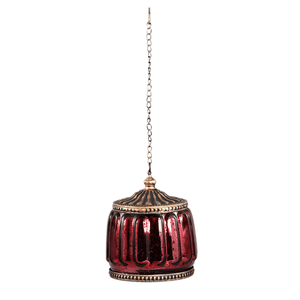 PTMD orientalische LED-Laterne Rot