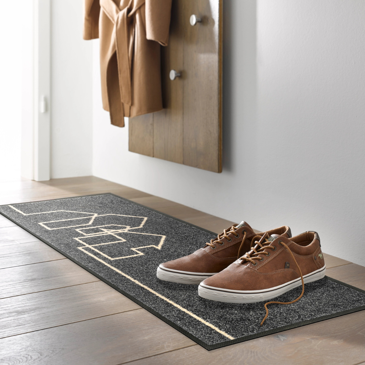 Fußmatte Wash+Dry - Design Linestreet für innen und außen - Bisschen Mehr