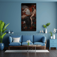 Laden Sie das Bild in den Galerie-Viewer, Voglio Bene Wandteppich Wandbehang aus Samt - Lady Godiva
