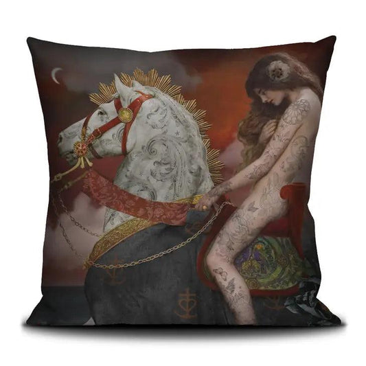 Voglio Bene Kissenbezug aus Samt - Lady Godiva 50 x 50 cm