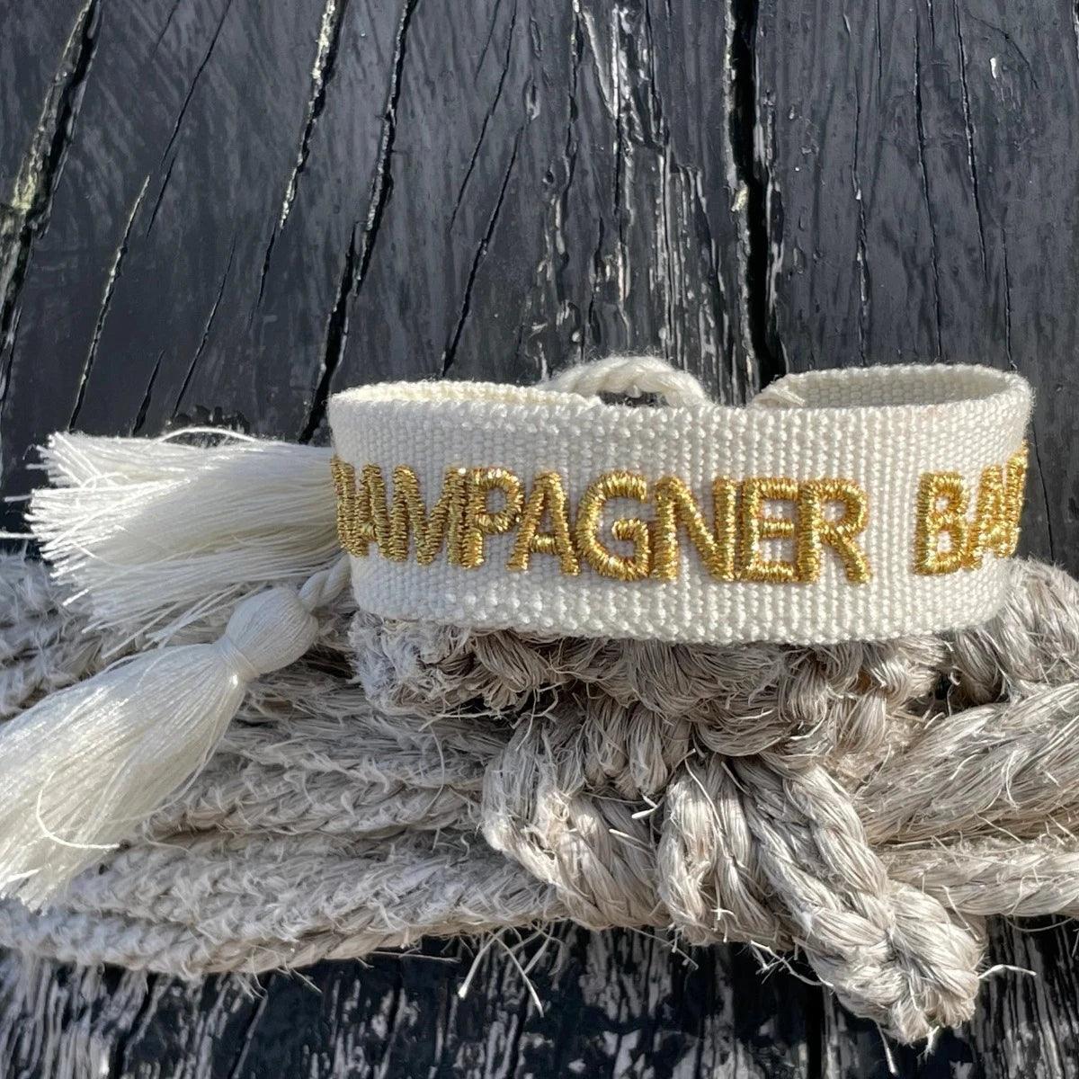 Statement Armband - CHAMPAGNER BABY - Bisschen Mehr
