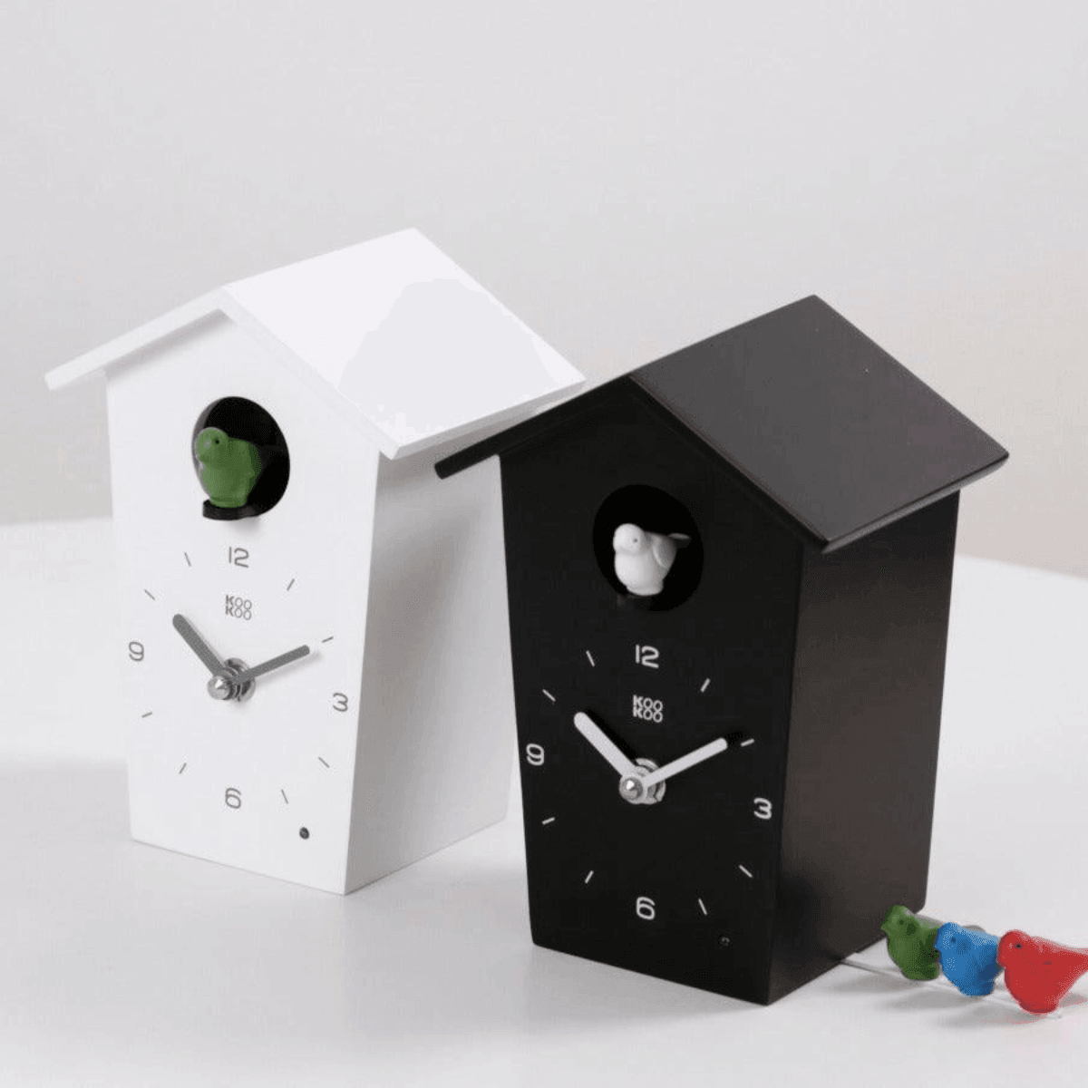 KOOKOO - Bird House mini moderne Kuckucksuhr - Bisschen Mehr
