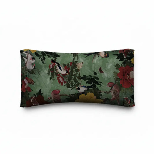 Voglio Bene Samtiges Brillenetui „Bird Melody“ – Schutz mit Stil