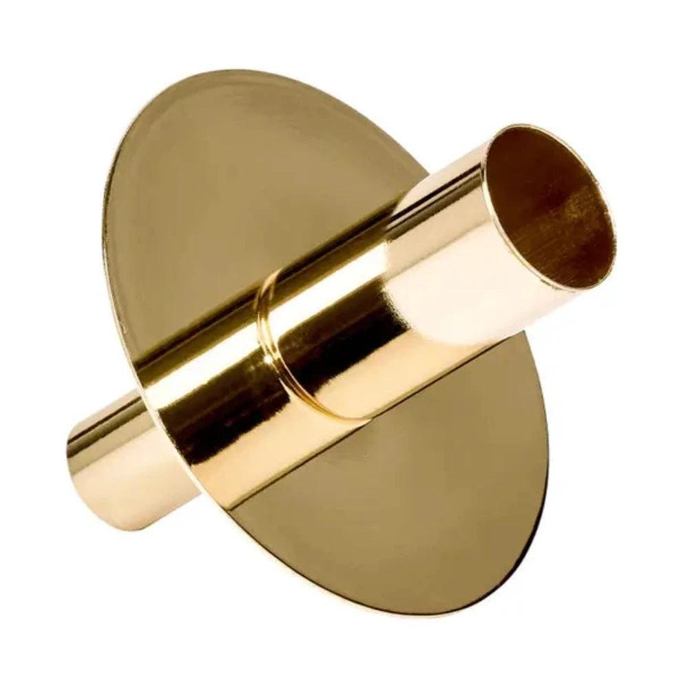 Edzard - Flaschenaufsatz Kerzenhalter Gold - Bisschen Mehr