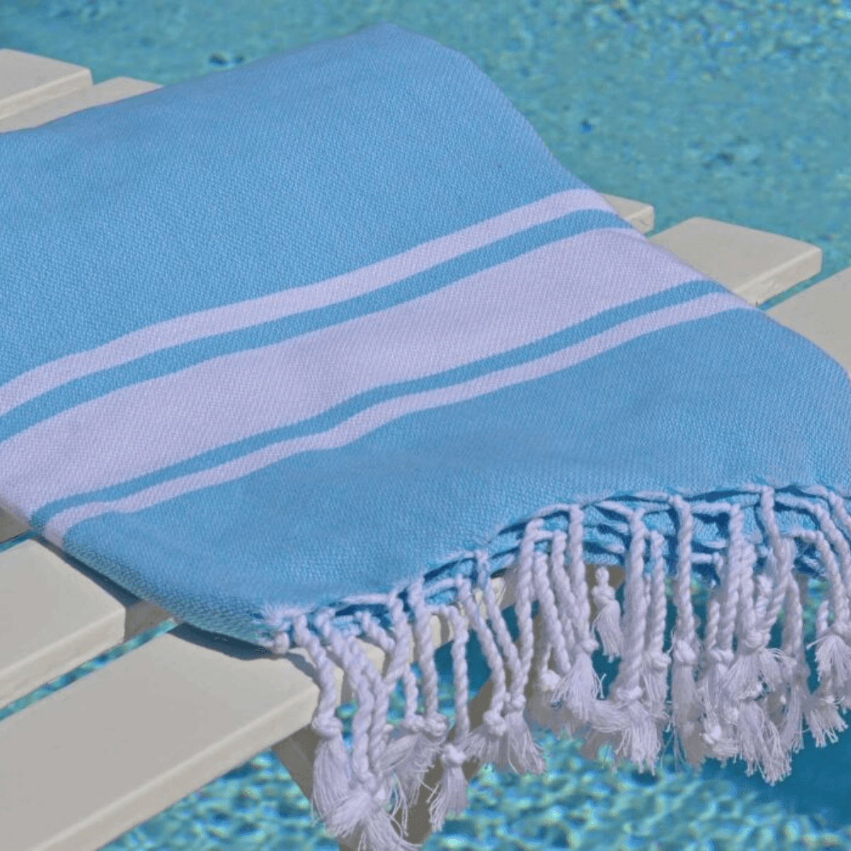 Handgewebtes Hamam Badetuch - SOL aus 100% Baumwolle - Bisschen Mehr