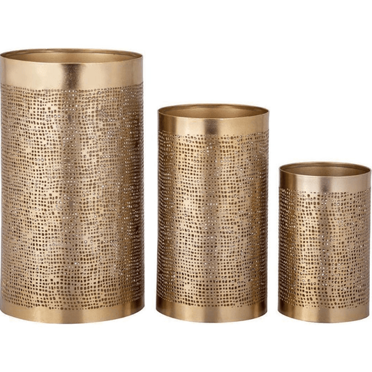PTMD Windlichter-Set - Robuste Eleganz aus Eisen
