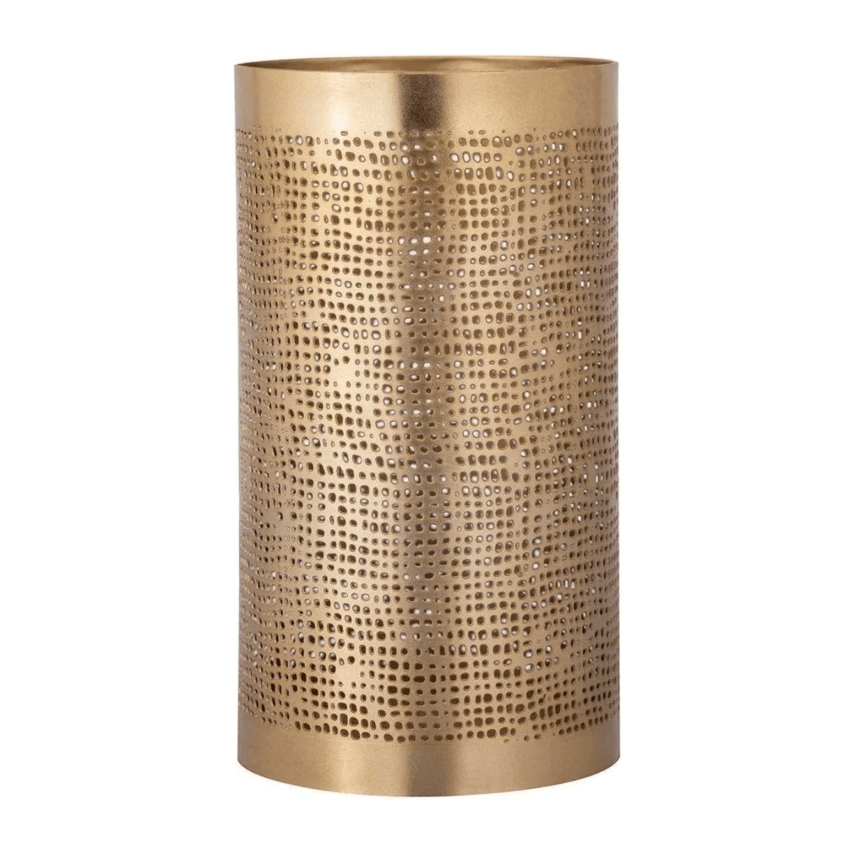 PTMD 3er-Set Metall-Windlichter in Gold – Stimmungsvolles Deko-Set