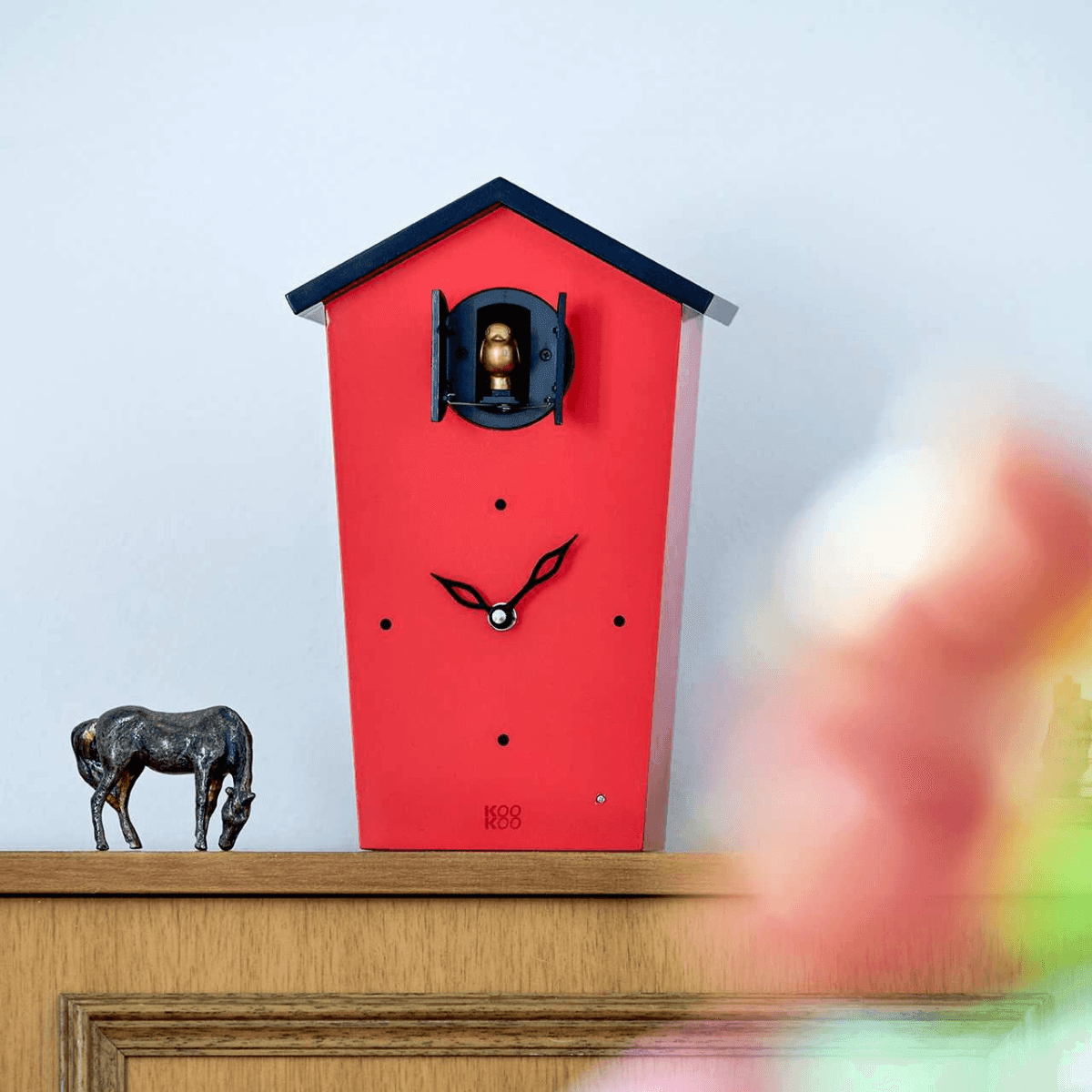 KOOKOO - Bird House moderne Kuckucksuhr - Limited Edition - Bisschen Mehr
