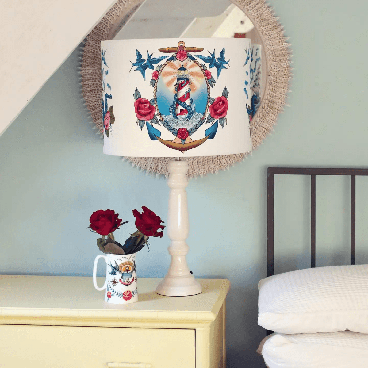 Becher Tattoo "the Sailor´s Story" - Schwalben und Anker - Bisschen Mehr