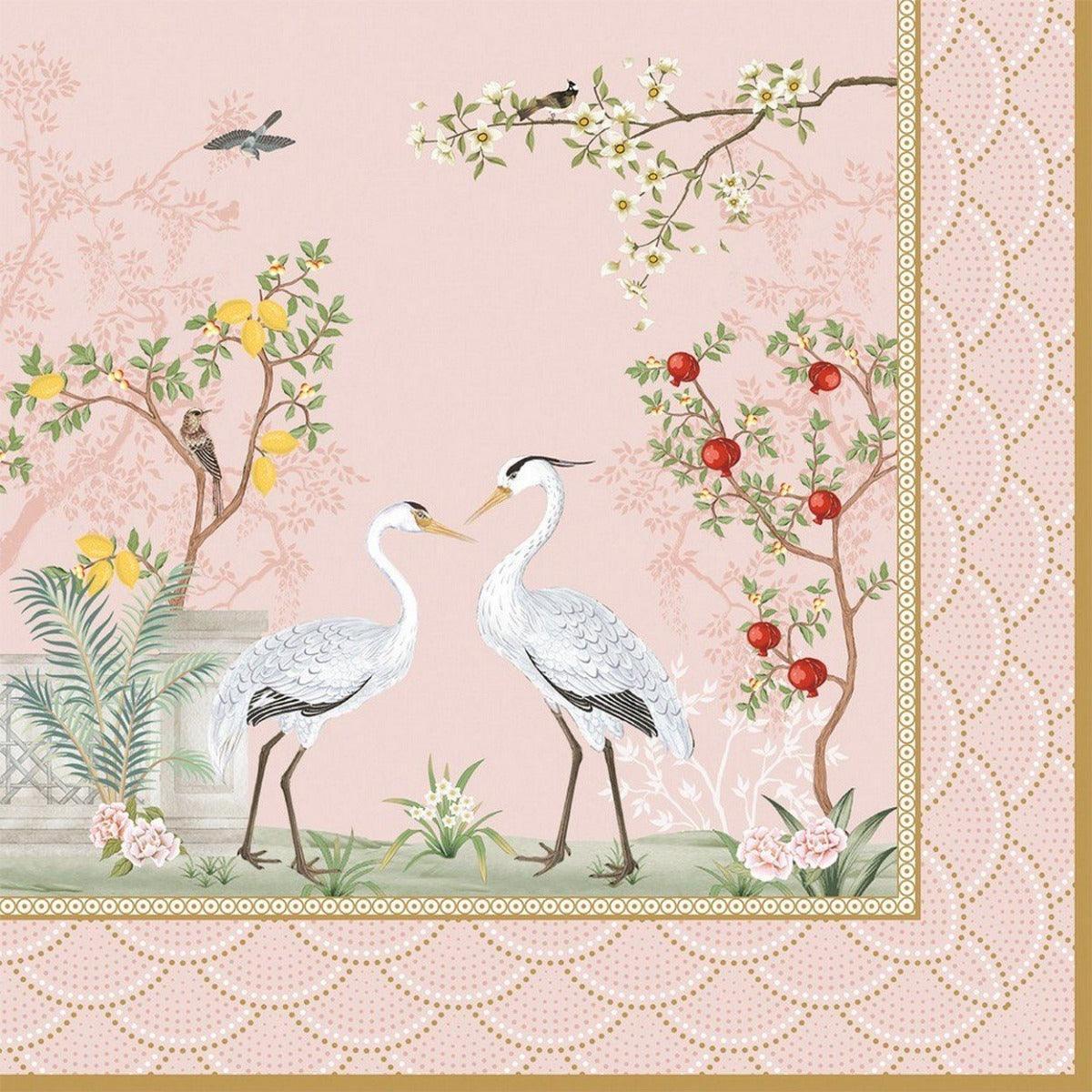 Papierservietten Jardin de reves 20 Stück 33x33 cm - Bisschen Mehr