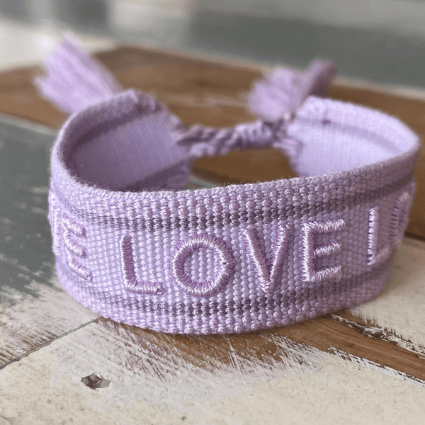 Statement Armband - LOVE LOVE LOVE - Bisschen Mehr