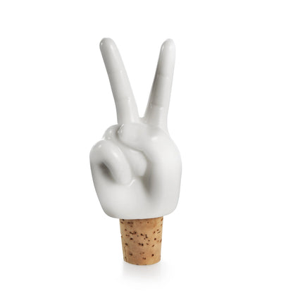 Flaschenkorken - Peace Hands