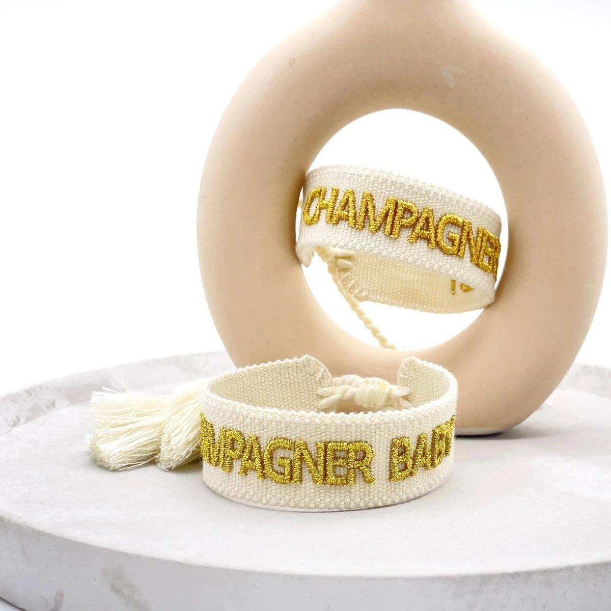Statement Armband - CHAMPAGNER BABY - Bisschen Mehr