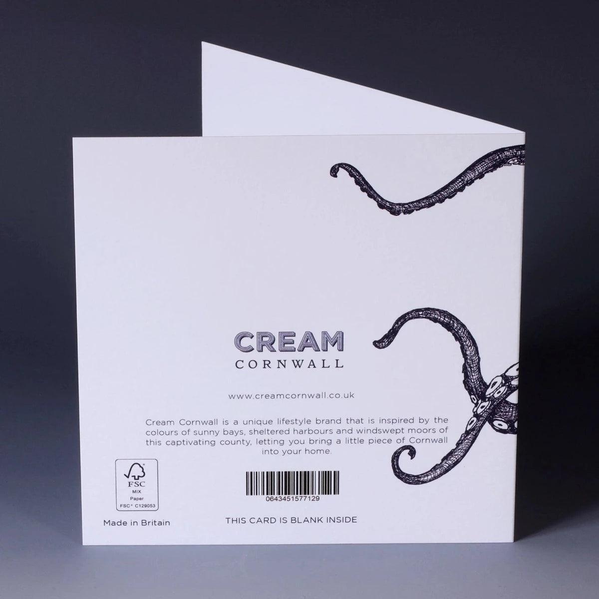 Grußkarte - Octopus - Bisschen Mehr