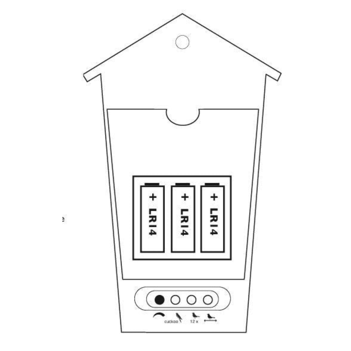 KOOKOO - Bird House moderne Kuckucksuhr - Limited Edition - Bisschen Mehr