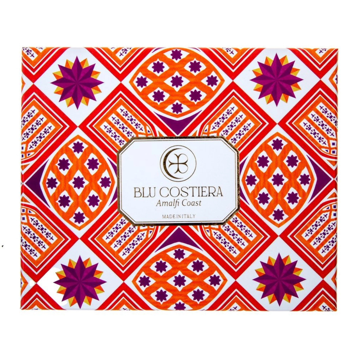 Peelingseifen-Geschenkset „Amalfi Sunset“ – Frische Früchte & Freesie mit Vietri-Keramikschale