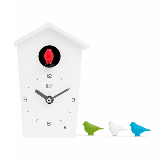 KOOKOO - Bird House mini moderne Kuckucksuhr - Bisschen Mehr