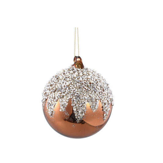 PTMD Weihnachtskugel Lupita Copper - Bisschen Mehr