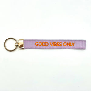 Statement Schlüsselanhänger - GOOD VIBES ONLY