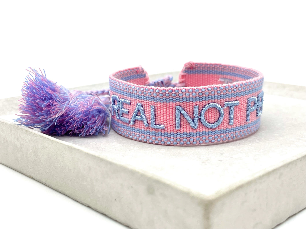 Statement Armband - BE REAL NOT PERFEKT