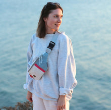 Laden Sie das Bild in den Galerie-Viewer, 360Grad Knoten maritime Gürteltasche - aus recyceltem Segeltuch - Weel Kollektion
