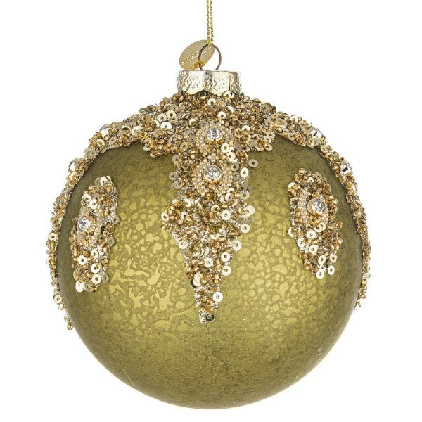 Weihnachtskugel - Melissa Green Ornament Rund