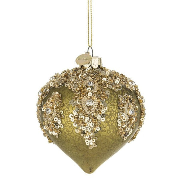 Weihnachtskugel - Melissa Green Ornament Herz