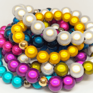 Armband Miracle Beads - Multicolor Violet - Bisschen Mehr