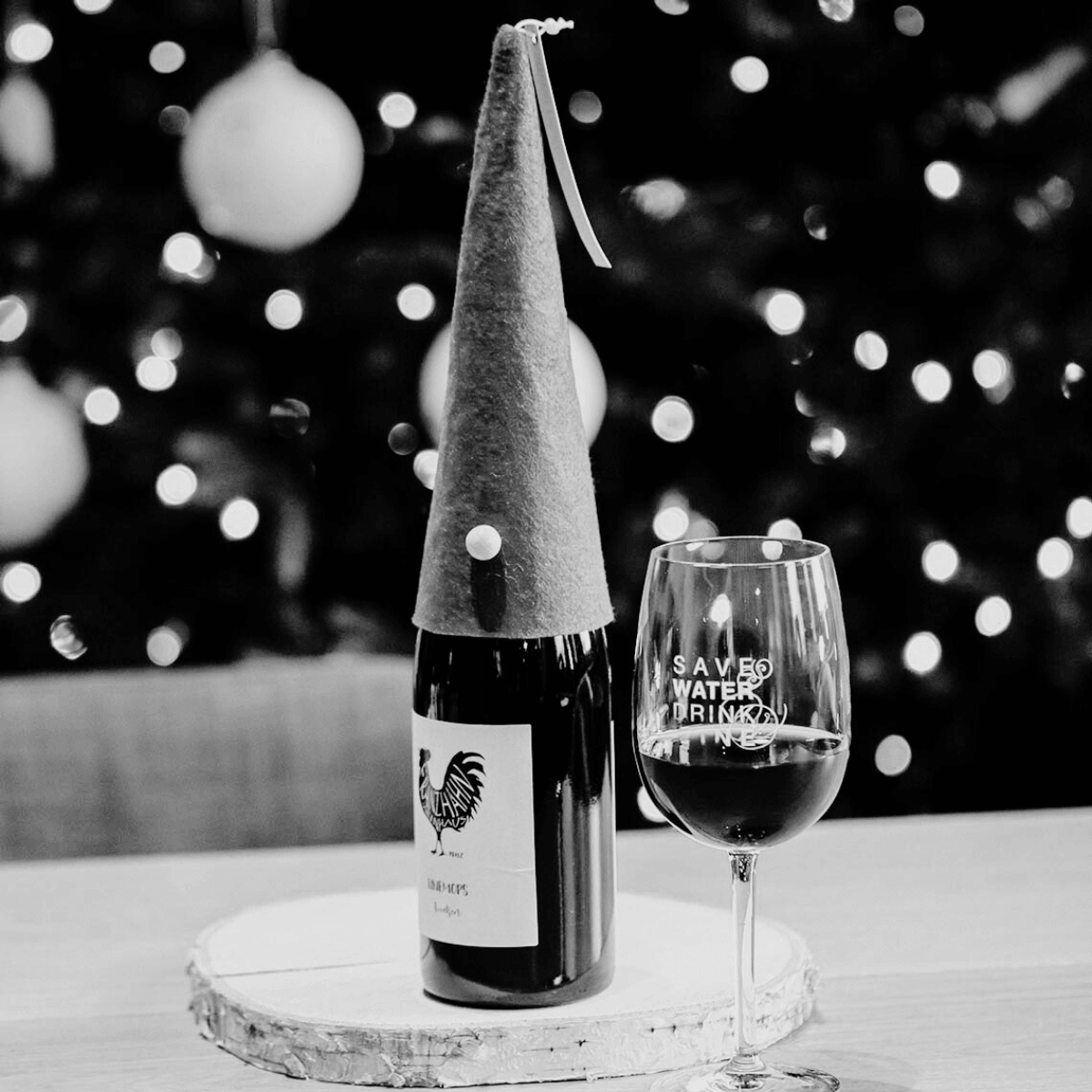 Räder Design - Flaschenwichtel "Feucht Fröhliche Weihnachten" - Bisschen Mehr