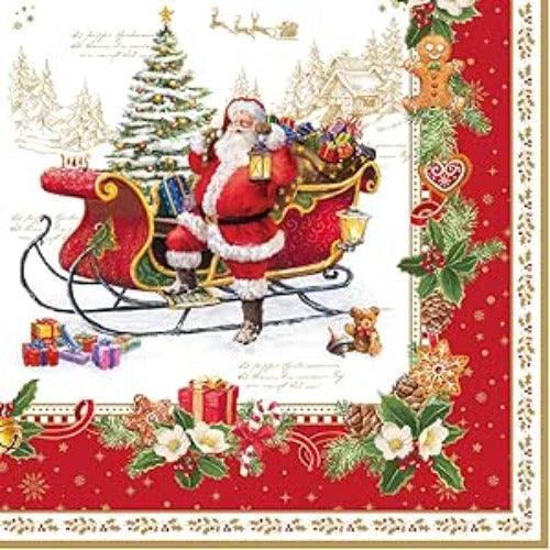 Papierservietten Christmas Memories 20 Stück 33x33 cm - Bisschen Mehr