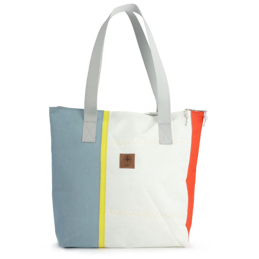 360Grad maritime Tote Bag - aus recycelten Retro-Surfsegeln - limitierte Edition