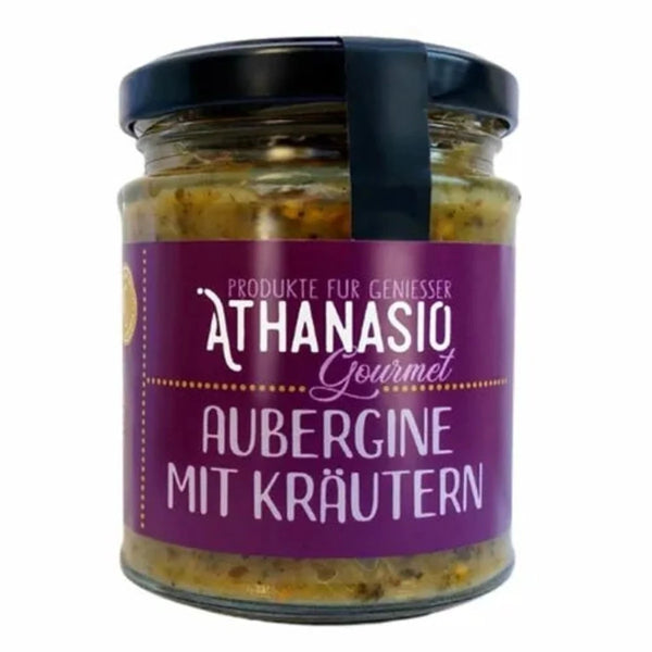 Athanasio Gourmet - Aufstrich Aubergine mit Kräutern