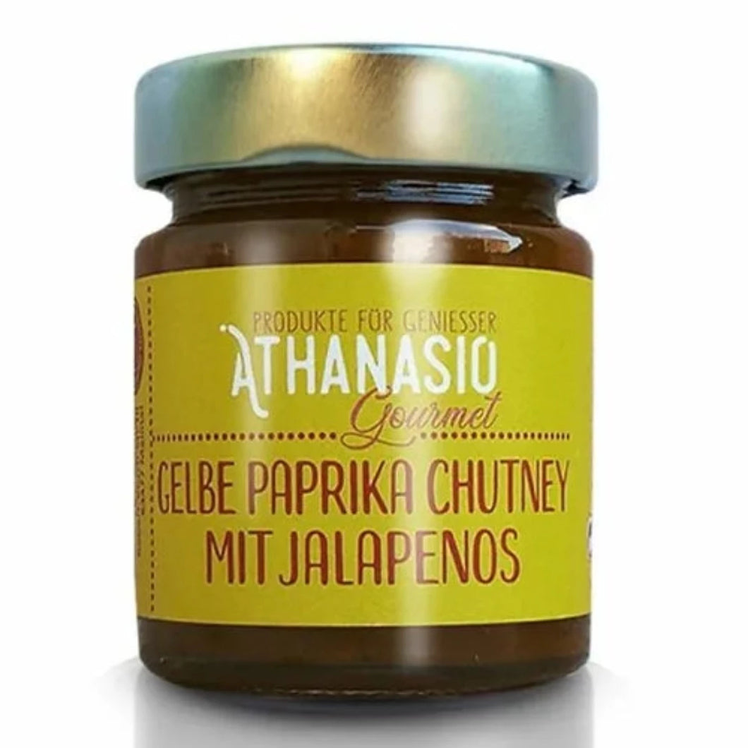 Athanasio Gourmet - Chutney gelbe Paprika mit Jalapenos