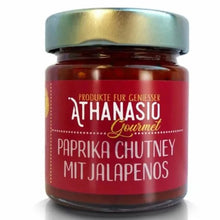 Laden Sie das Bild in den Galerie-Viewer, Athanasio Gourmet - Chutney rote Paprika mit Jalapenos

