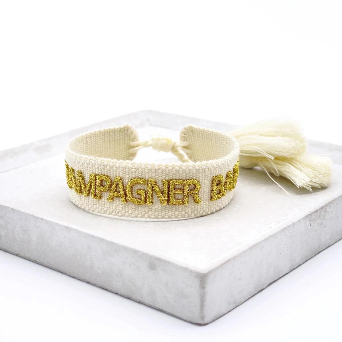 Statement Armband - CHAMPAGNER BABY - Bisschen Mehr