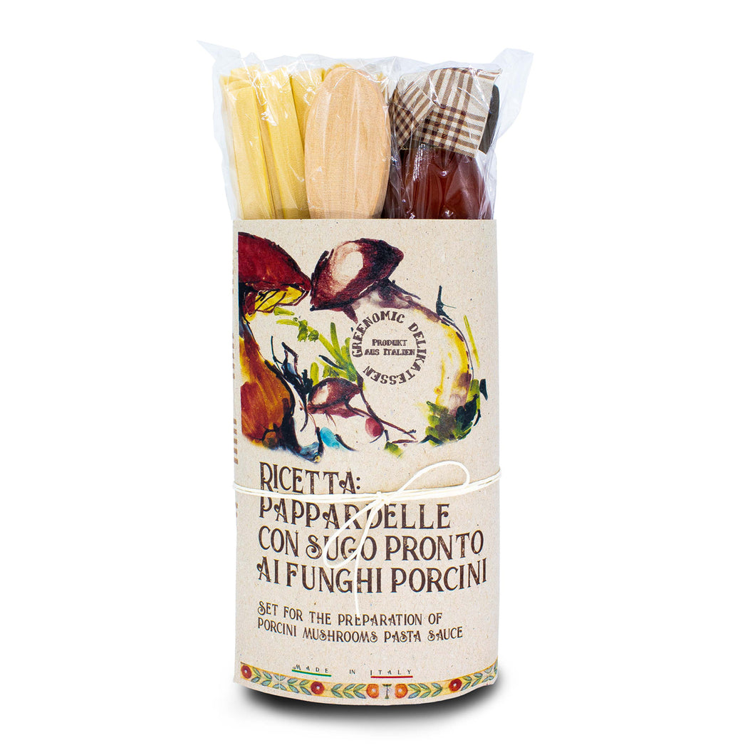 Greenomic - Geschenk-Set Pasta Kits Pappardelle Ai Funghi Porcini - Bisschen Mehr