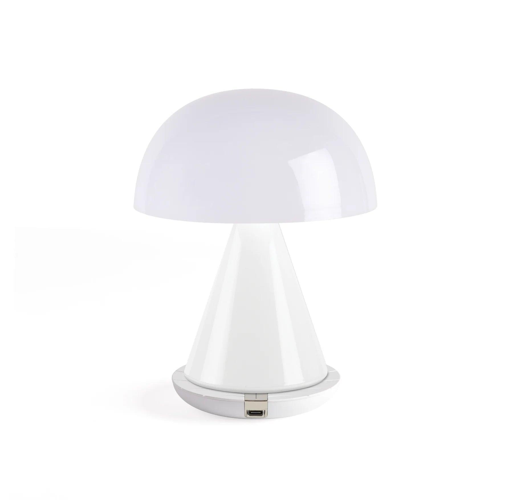 Lexon - LED-Lampe MINA L Lackweiß Alu - Bisschen Mehr